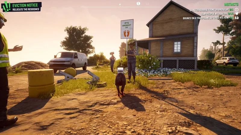 Hra Goat Simulator 3 dostane v listopadu post-apokalyptické rozšíření Baadlands: Furry Road 