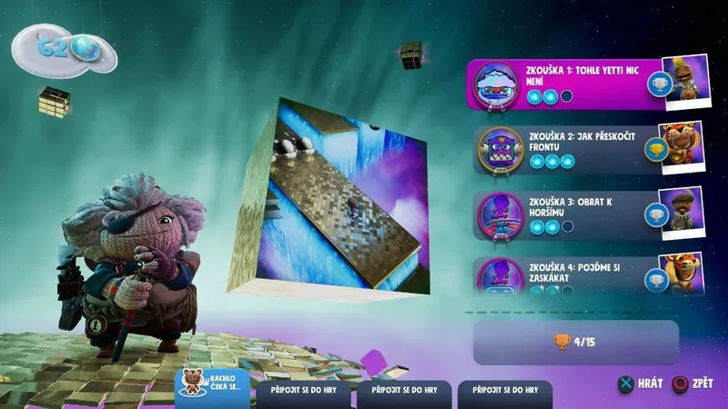 Příběhový trailer na plošinovku Sackboy: A Big Adventure