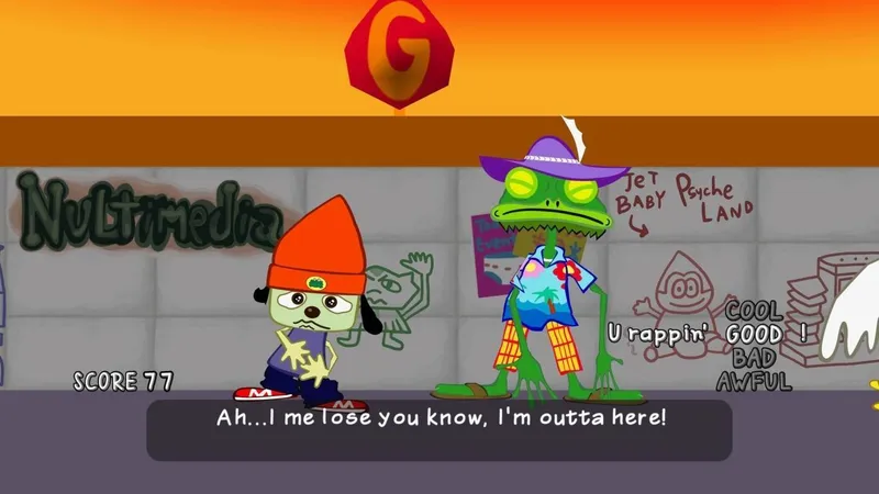 Podívejte se na 30 minut z nedávno vydané hry PaRappa The Rapper Remastered