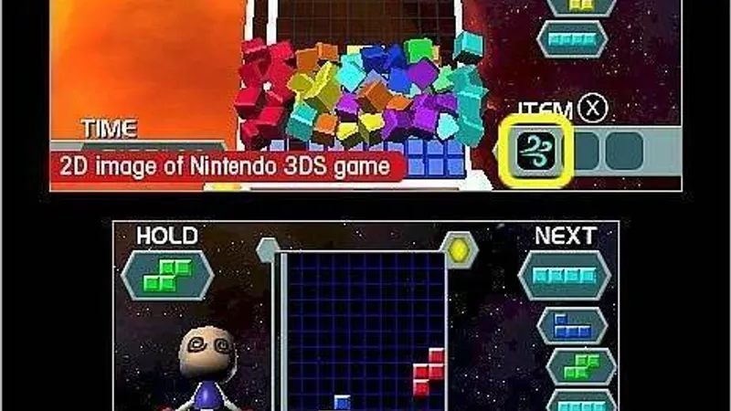 Tetris 3DS informace a obrázky