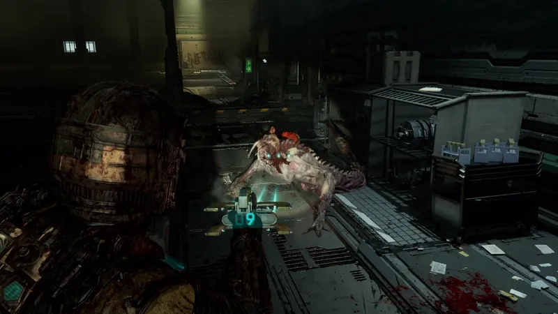 Hodina z hraní remaku hororové akce Dead Space