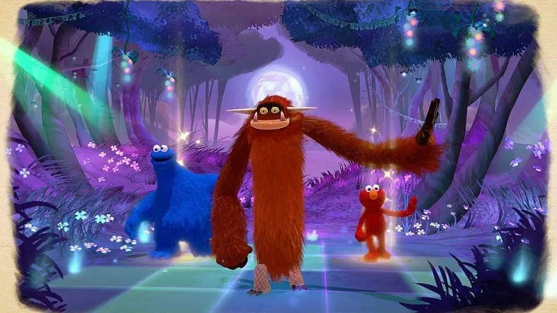 Oznámena hra Sesame Street: Once Upon a Monster od Double Fine