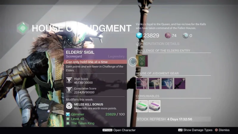 Destiny - dubnový update