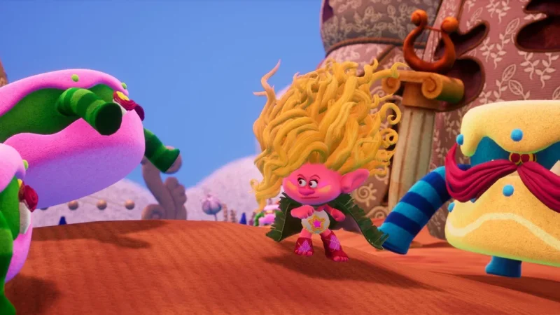 Oznámena plošinovka DreamWorks Trolls Remix Rescue