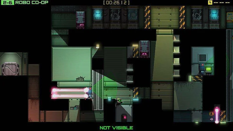 Záběry ze hry Stealth Inc: A Clone in the Dark