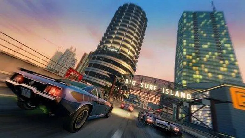 Burnout Paradise: DLC Big Surf Island