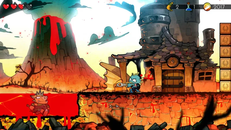 Akční plošinovka Wonder Boy: The Dragon’s Trap nabídne i retro zobrazení