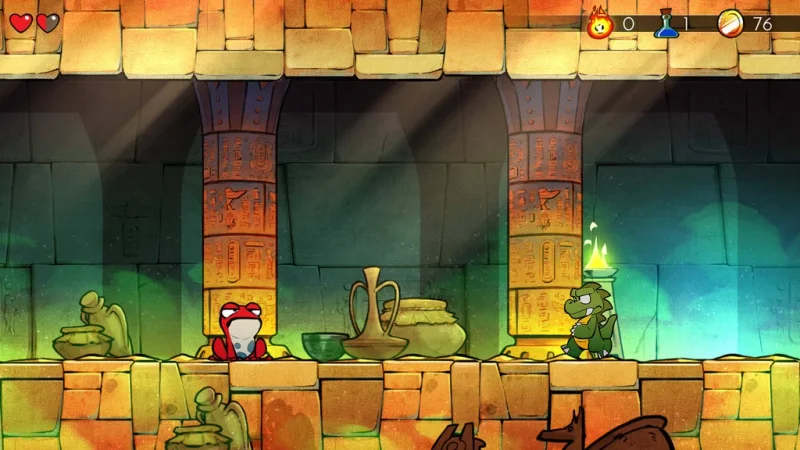 Akční plošinovka Wonder Boy: The Dragon’s Trap nabídne i retro zobrazení