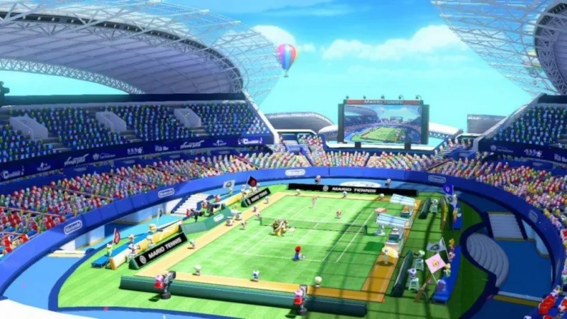 Reklama na hru Mario Tennis: Ultra Smash