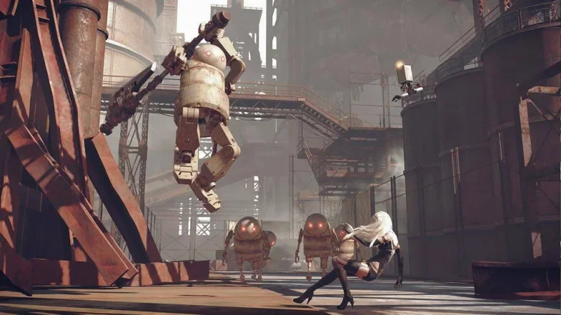 Nádherné obrázky z akční hry NieR: Automata