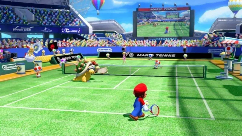Reklama na hru Mario Tennis: Ultra Smash