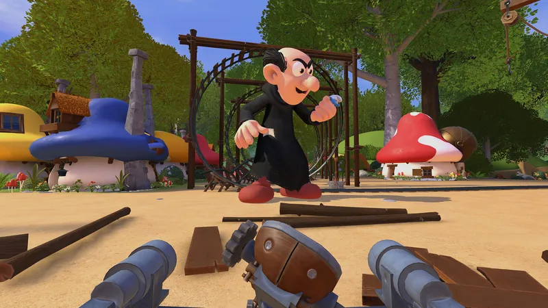 Na PlayStation VR2 dostala hra Epic Roller Coasters rozšíření The Smurfs