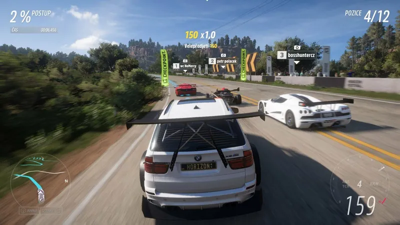 Pro hraní Forza Horizon 5 na PS5 bude potřeba Microsoft účet
