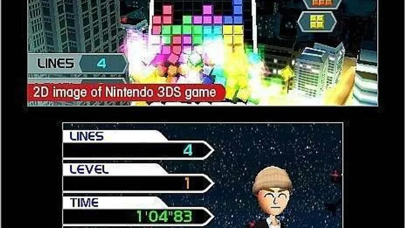 Tetris 3DS informace a obrázky