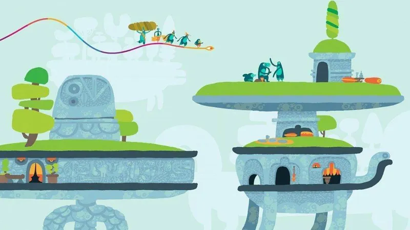 Oznámena indie hra Hohokum pro Playstation 4, PS3 a PSV
