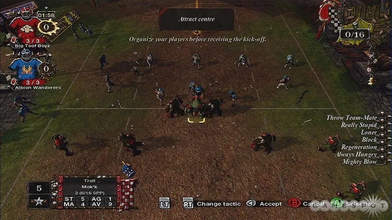 Blood Bowl ingame video