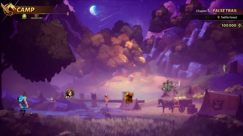 Oznámena taktická tahová RPG hra Calame