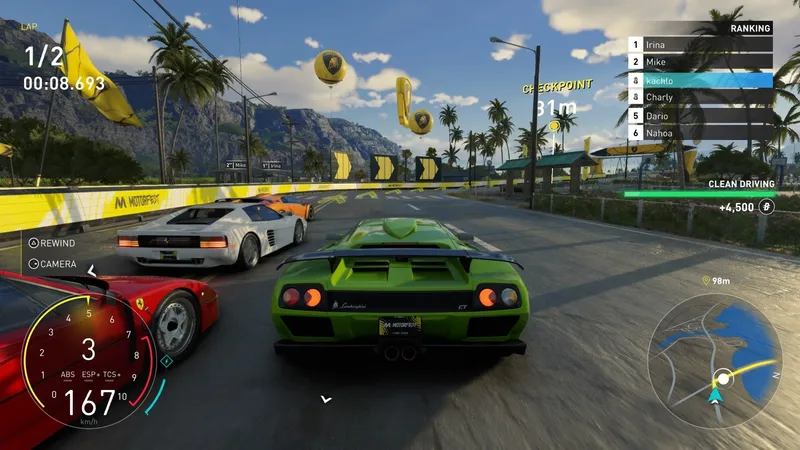 Prvních 30 minut z hraní závodní hry The Crew Motorfest