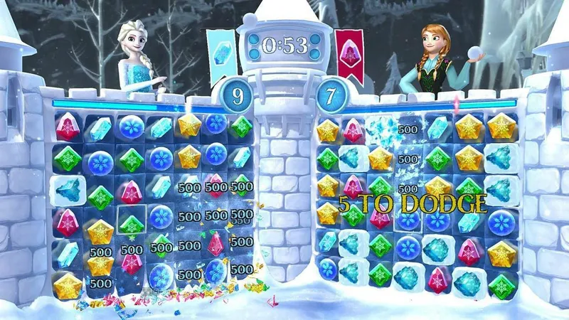 Frozen Free Fall: Snowball Fight
