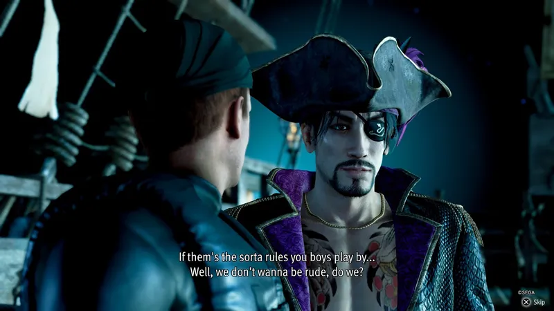 Sledujte prezentaci hry Like a Dragon: Pirate Yakuza in Hawaii