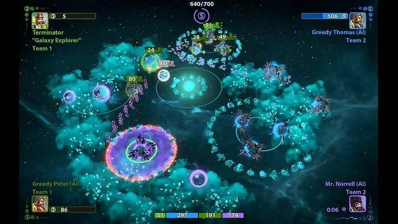 Debutový trailer pro arkádovku Planets Under Attack