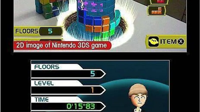 Tetris 3DS informace a obrázky