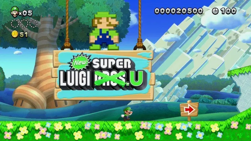 New Super Mario Bros. U - DLC New Super Luigi U