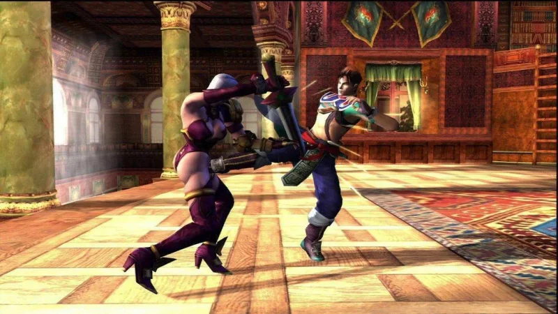 SoulCalibur II HD Online Gameplay Video - Nightmare vs. Ivy