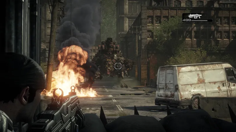 První hodina z hraní hry Gears of War: Reloaded na PS5 Pro