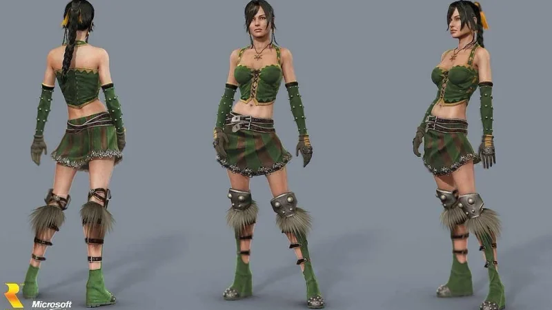 Hlavní hrdinka zrušené hry Kameo 2 na artech