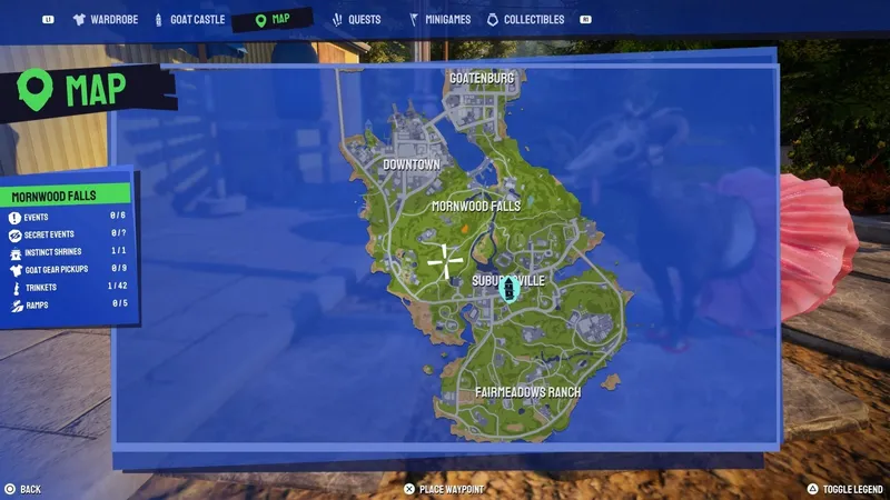 Hra Goat Simulator 3 dostane v listopadu post-apokalyptické rozšíření Baadlands: Furry Road 