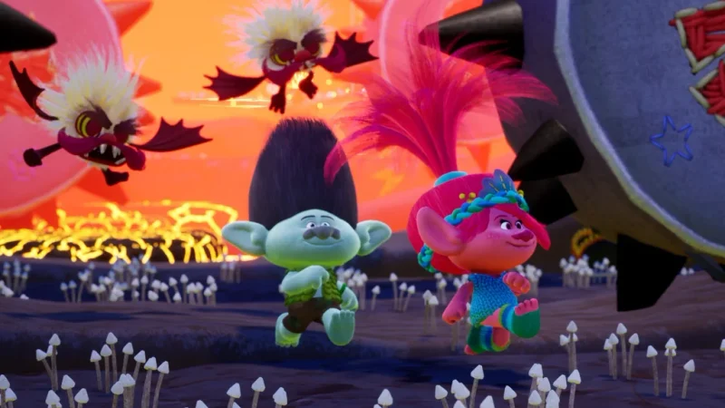 Oznámena plošinovka DreamWorks Trolls Remix Rescue