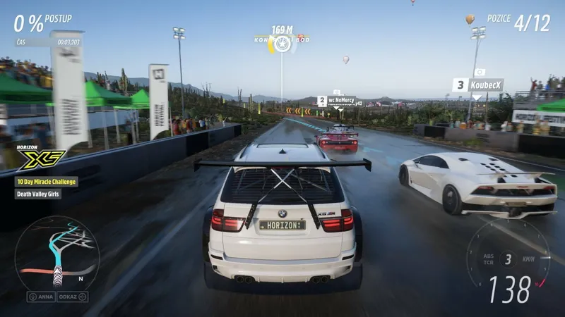 Pro hraní Forza Horizon 5 na PS5 bude potřeba Microsoft účet