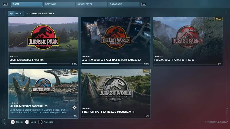 Jurassic World Evolution 2 bude mít větší mapy