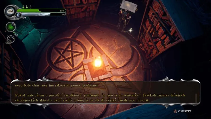 Gameplay video s ukázkou české lokalizace hry MediEvil