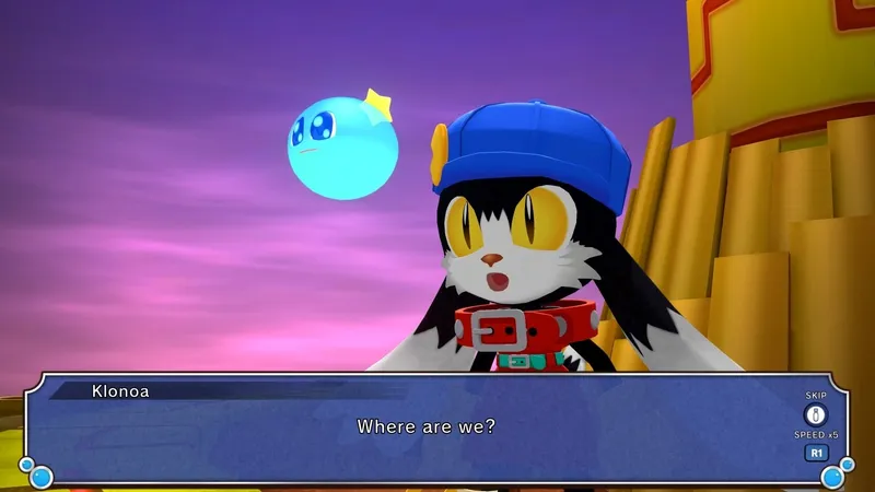 První minuty z hraní remasteru plošinovky Klonoa: Door to Phantomile 