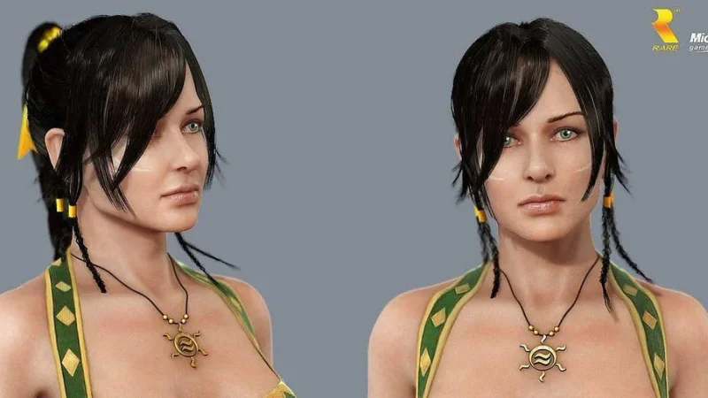 Hlavní hrdinka zrušené hry Kameo 2 na artech