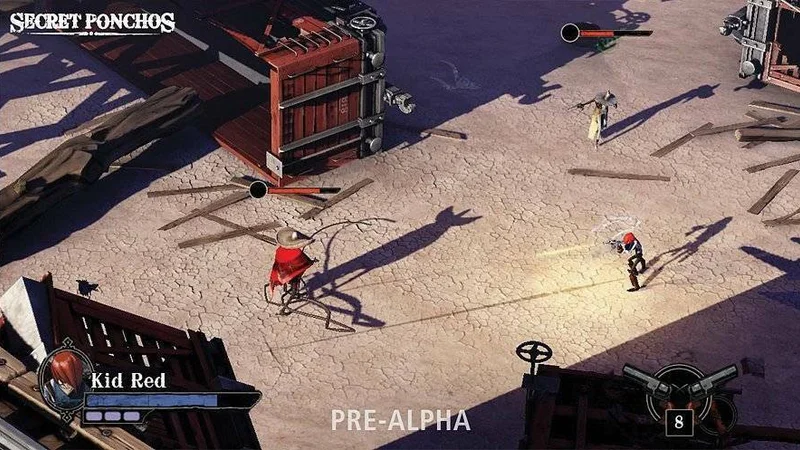 Přiblížení hry Secret Ponchos pro PS4