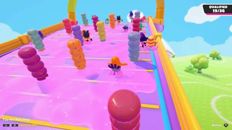 Hra Fall Guys dostane event Spartan Showdown