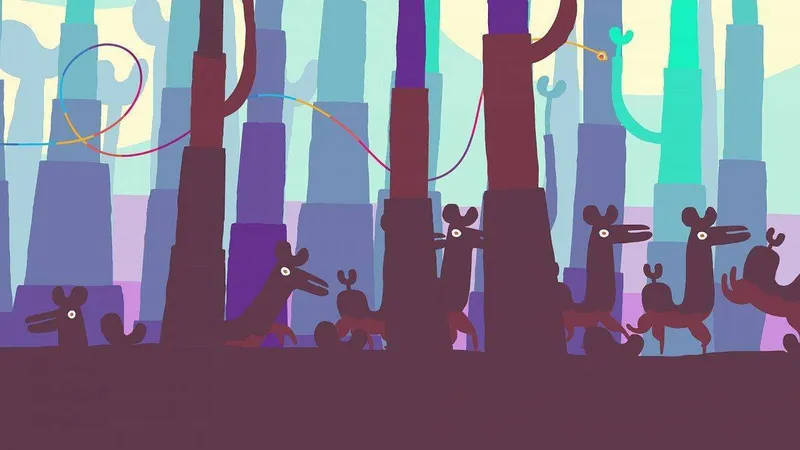 Oznámena indie hra Hohokum pro Playstation 4, PS3 a PSV