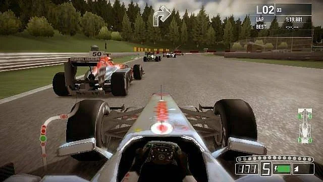 Srovnání výdrže baterie u 3DS a Vity – F1 2011