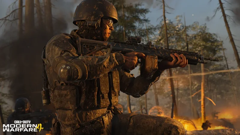 Ukázka ze hry Call of Duty: Modern Warfare 4 představující DMZ režim