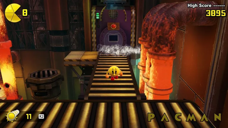 Prvních 20 minut z plošinovky Pac-Man World Re-Pac