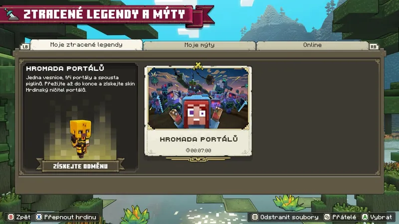 Studio Mojang končí s další podporou hry Minecraft Legends, ta dostane koncem měsíce poslední nový obsah 