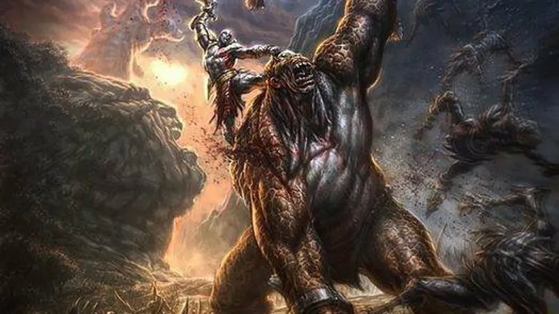 God of War 3 artworky