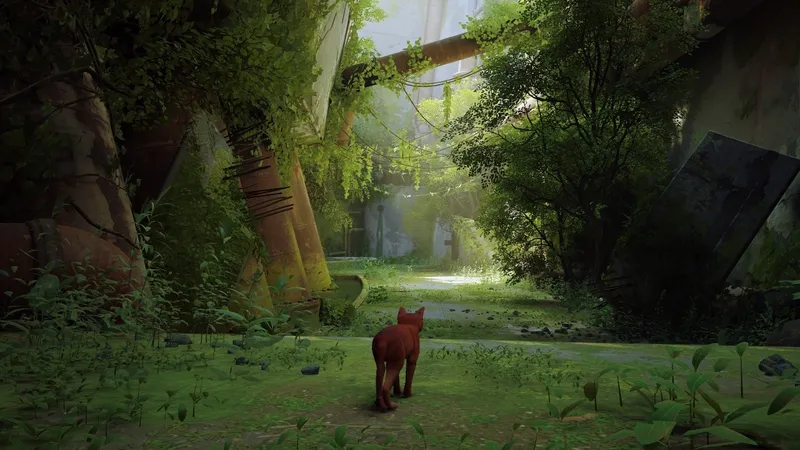 Prvních 25 minut z hraní kočičí dobrodružné hry Stray (PS5)