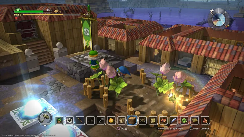 Záběry ze Switch verze Dragon Quest Builders