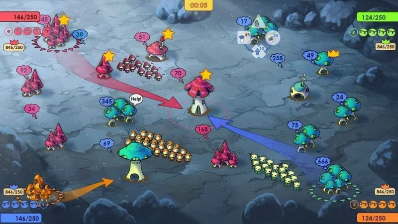 Mushroom Wars už dnes