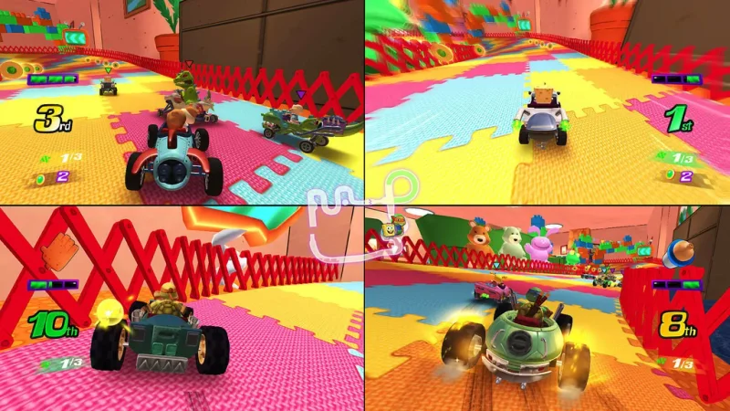 Oznámena závodní arkáda Nickelodeon Kart Racers