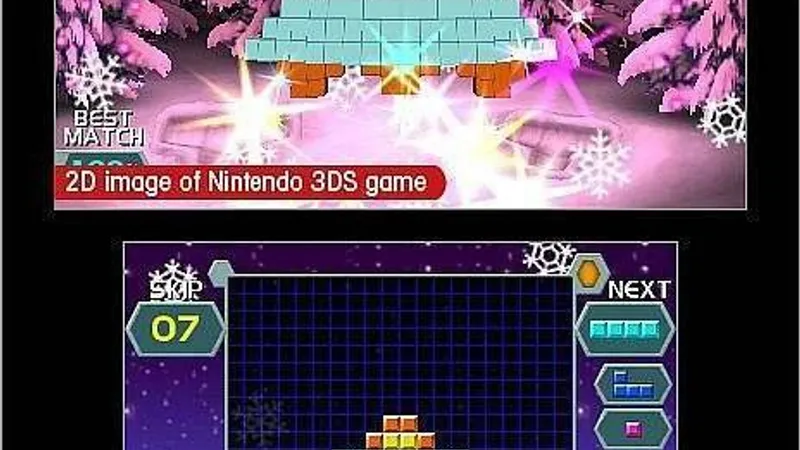 Tetris 3DS informace a obrázky